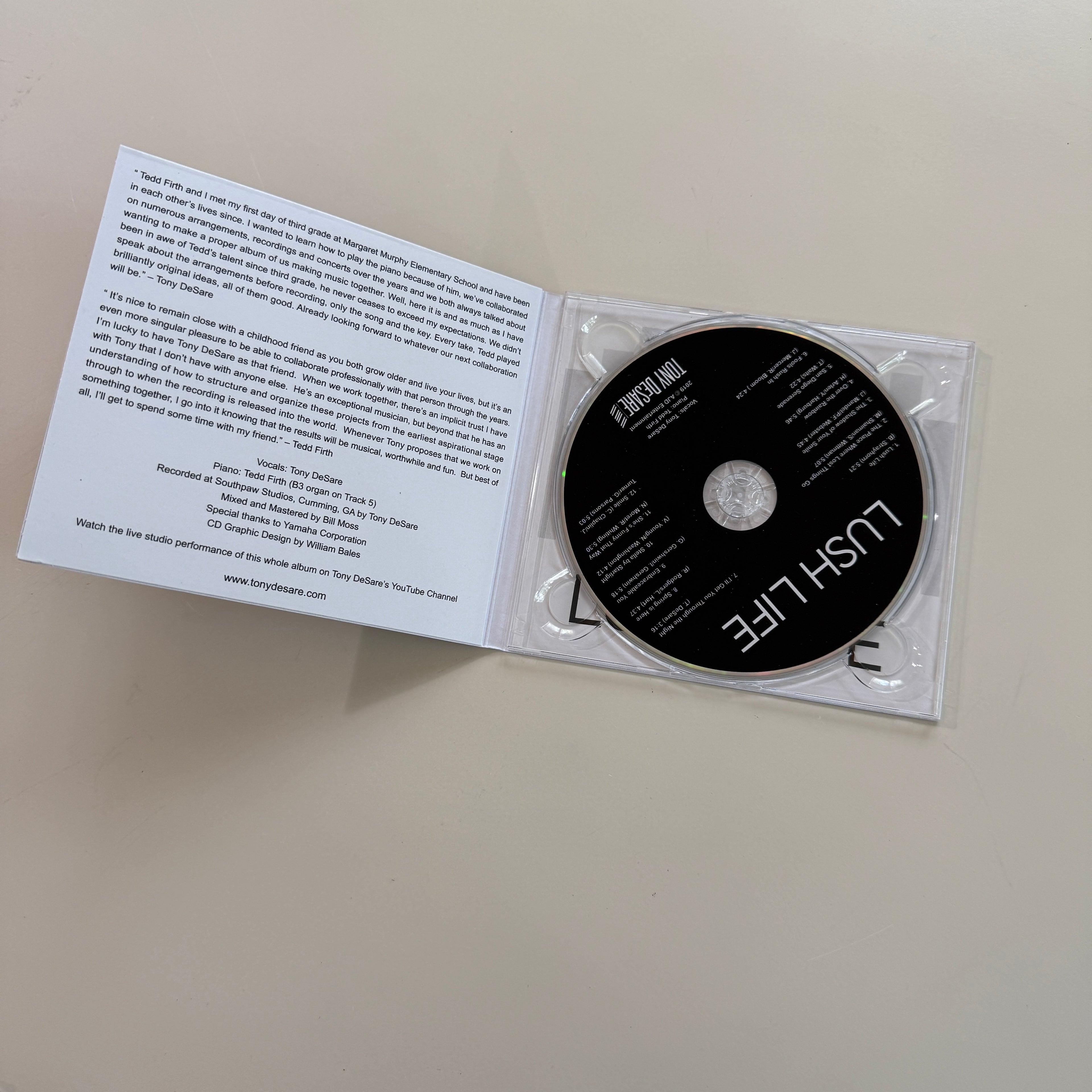 Lush Life (2019) Autographed CD