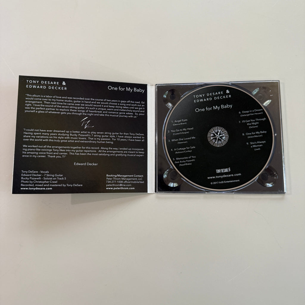 One for My Baby (2017) CD