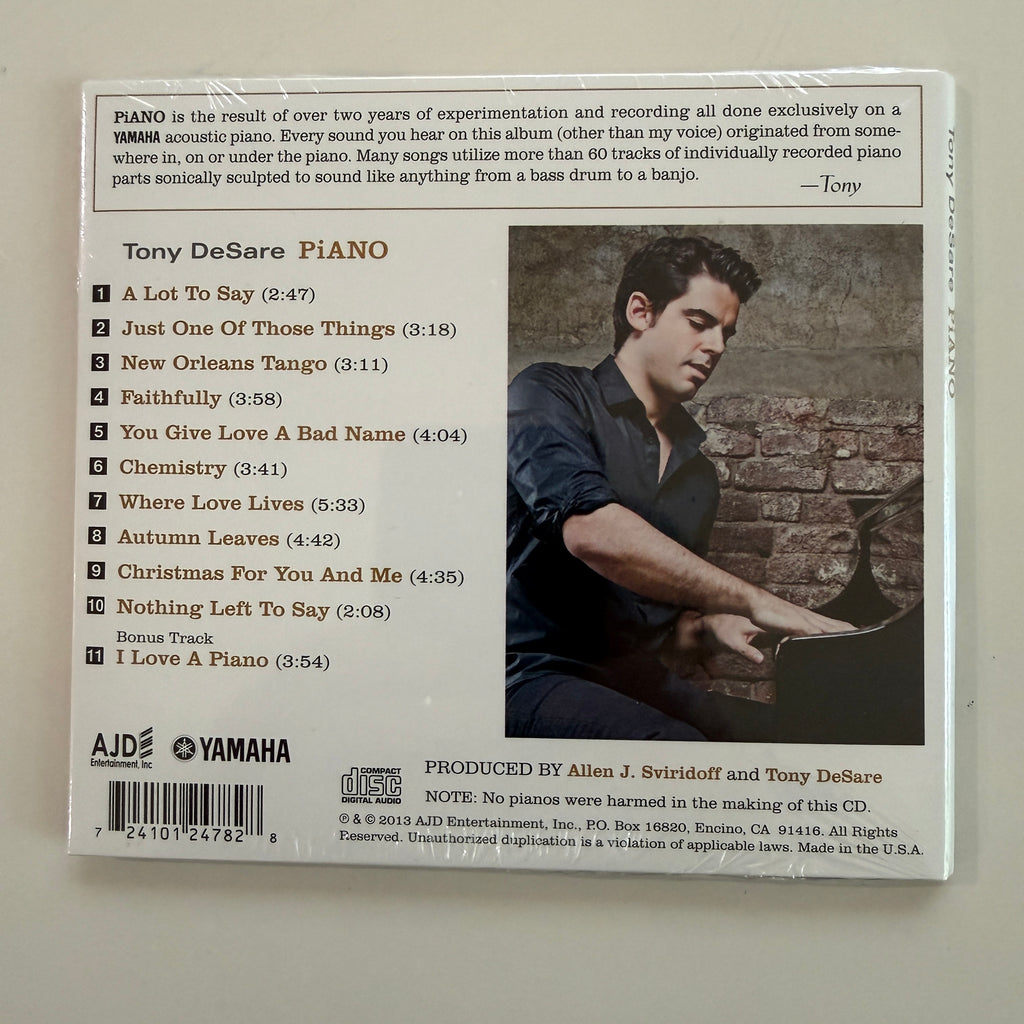 PiANO (2011) Autographed CD