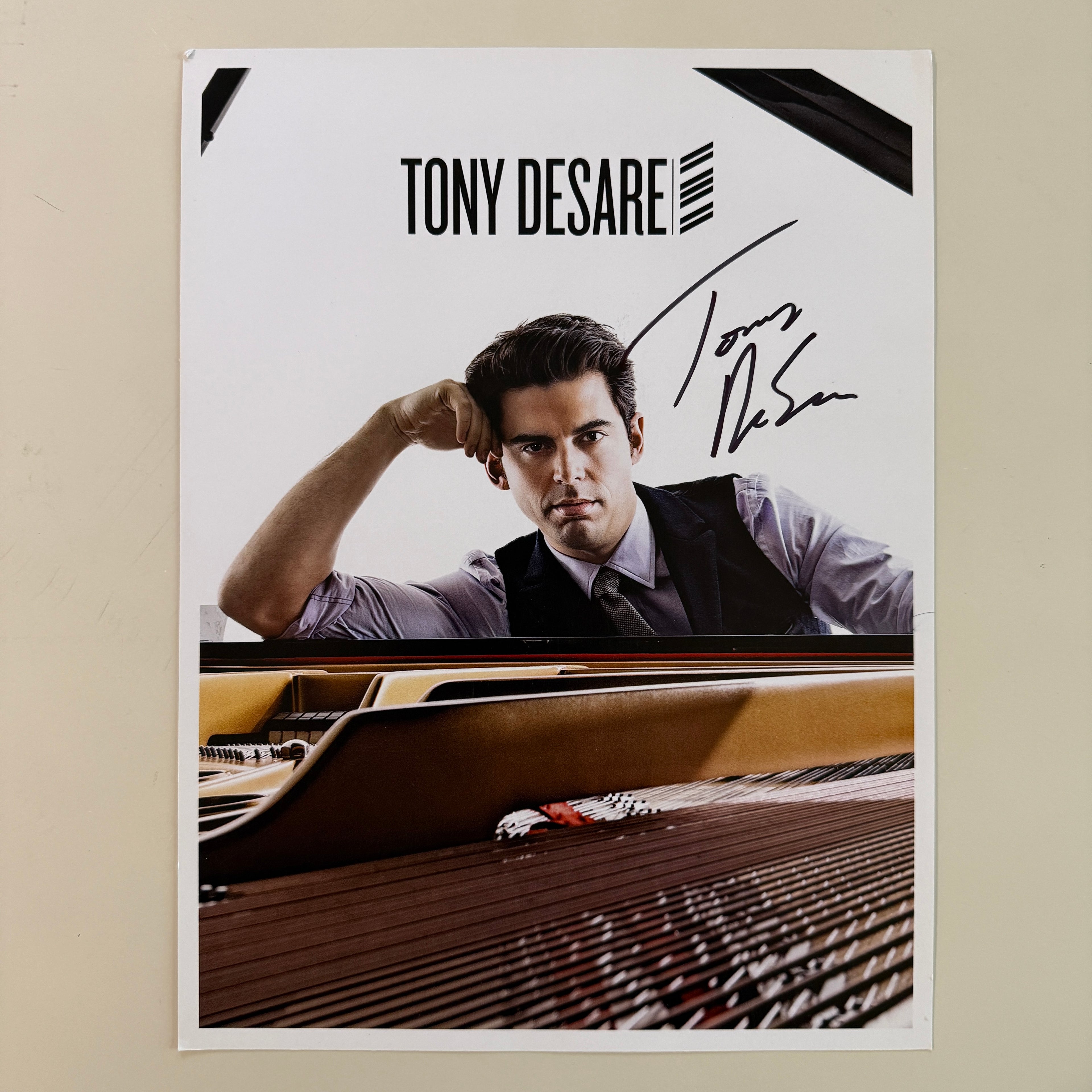 Autographed 8X10 Poster White Background