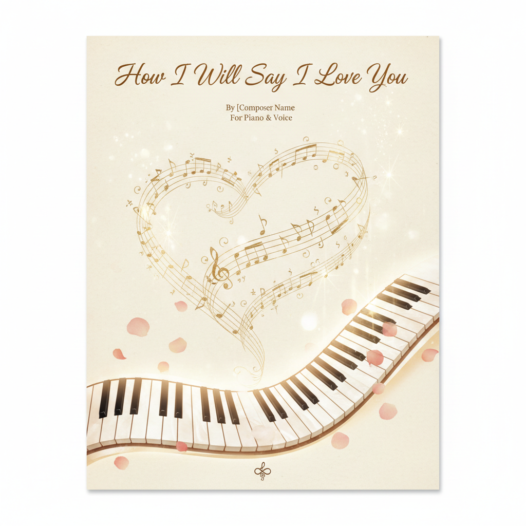 How I Will Say I Love You sheet music cover