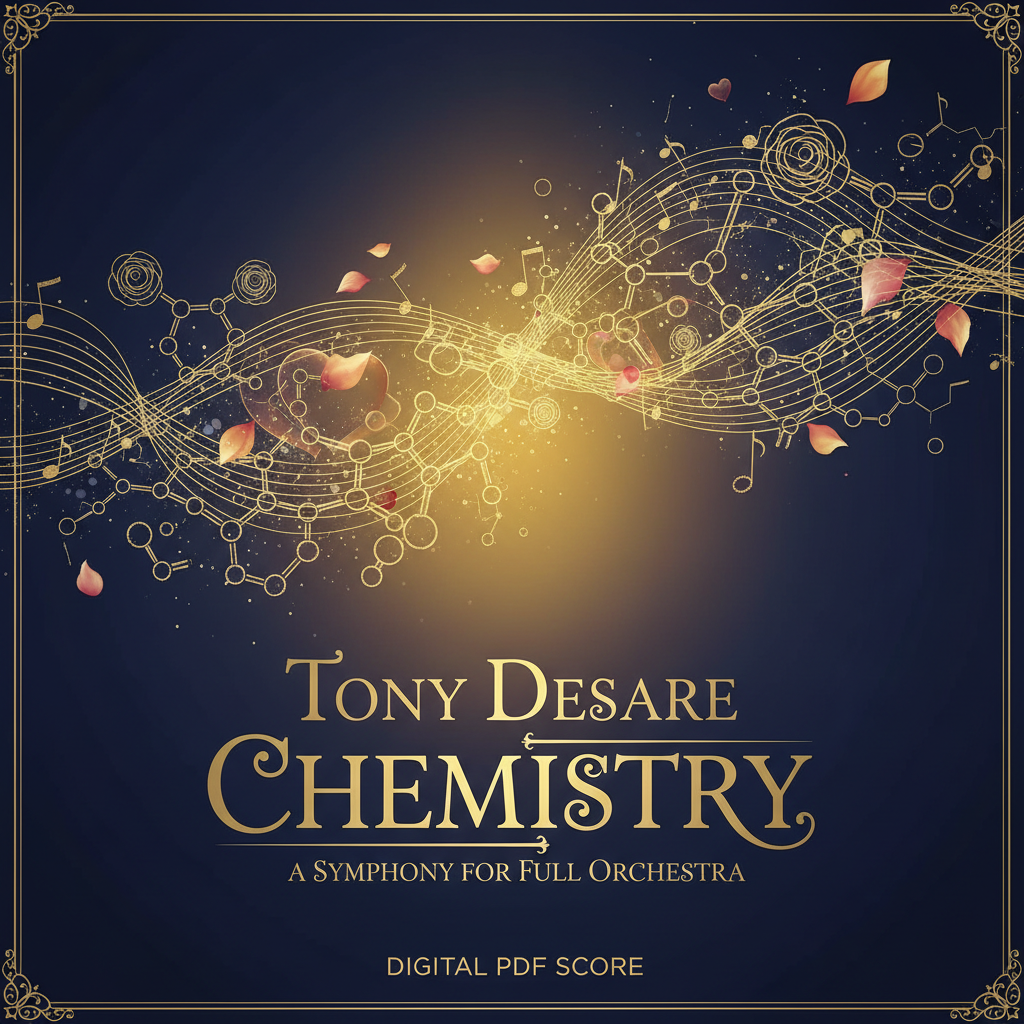 Chemistry symphony score cover by Tony DeSare