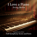 I Love a Piano symphony score cover arranged by Tony DeSare
